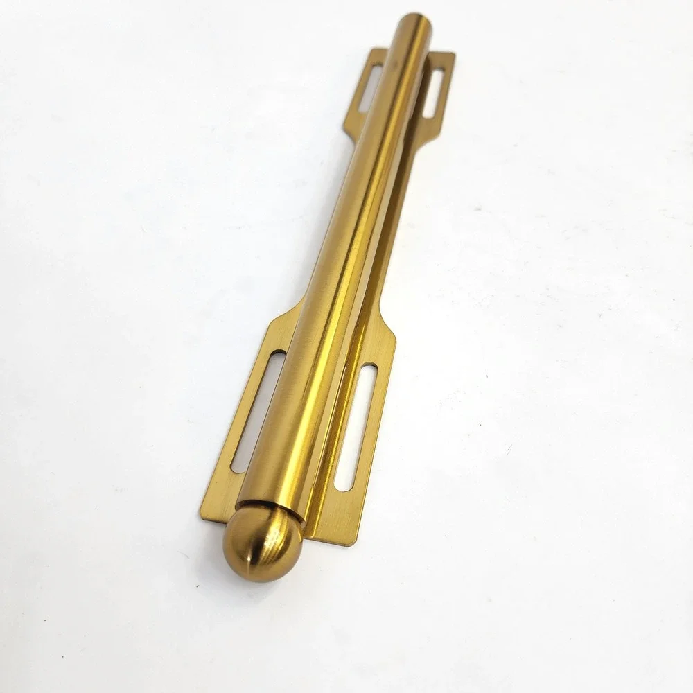 12 Inch Pull Out Valet Rod Closet Organizer Gold Side Mount Metal  30Lb capacity